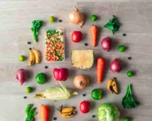 A diverse array of whole, plant-based foods rich in longevity promoting phytonutrients