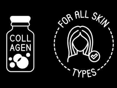 Collagen is applicable for all skin types.